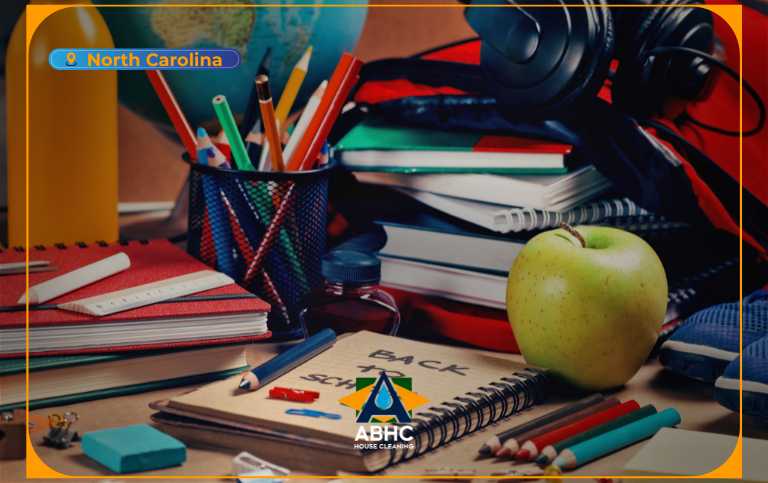 back to school cleaning for a fresh and organized family routine